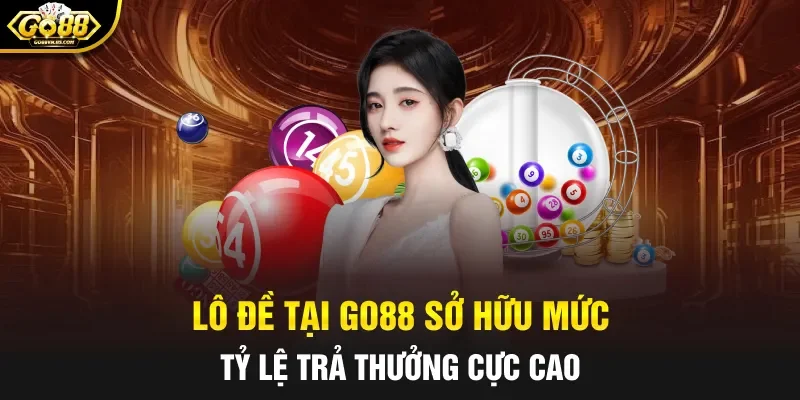 Lô đề tại Go88 sở hữu mức tỷ lệ trả thưởng cực cao